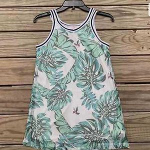 Gianni Bini Palm Tree Dress Coverup XL Girls Youth 14 GB Tropical Kids